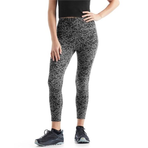 Icebreaker Fastray High Rise Forest Shadows Wool Blend Leggings Sz S NWT - Picture 1 of 16